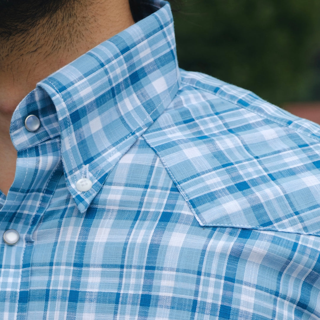 FIESOLE CHECKRED DOUBLE POCKET SHIRT