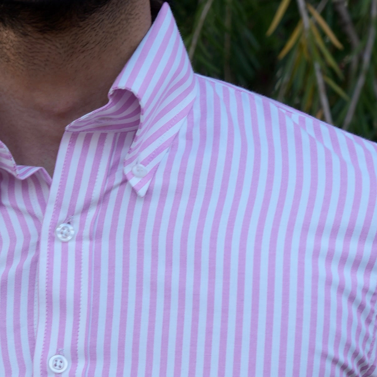 Vernazza Pink Striped shirt