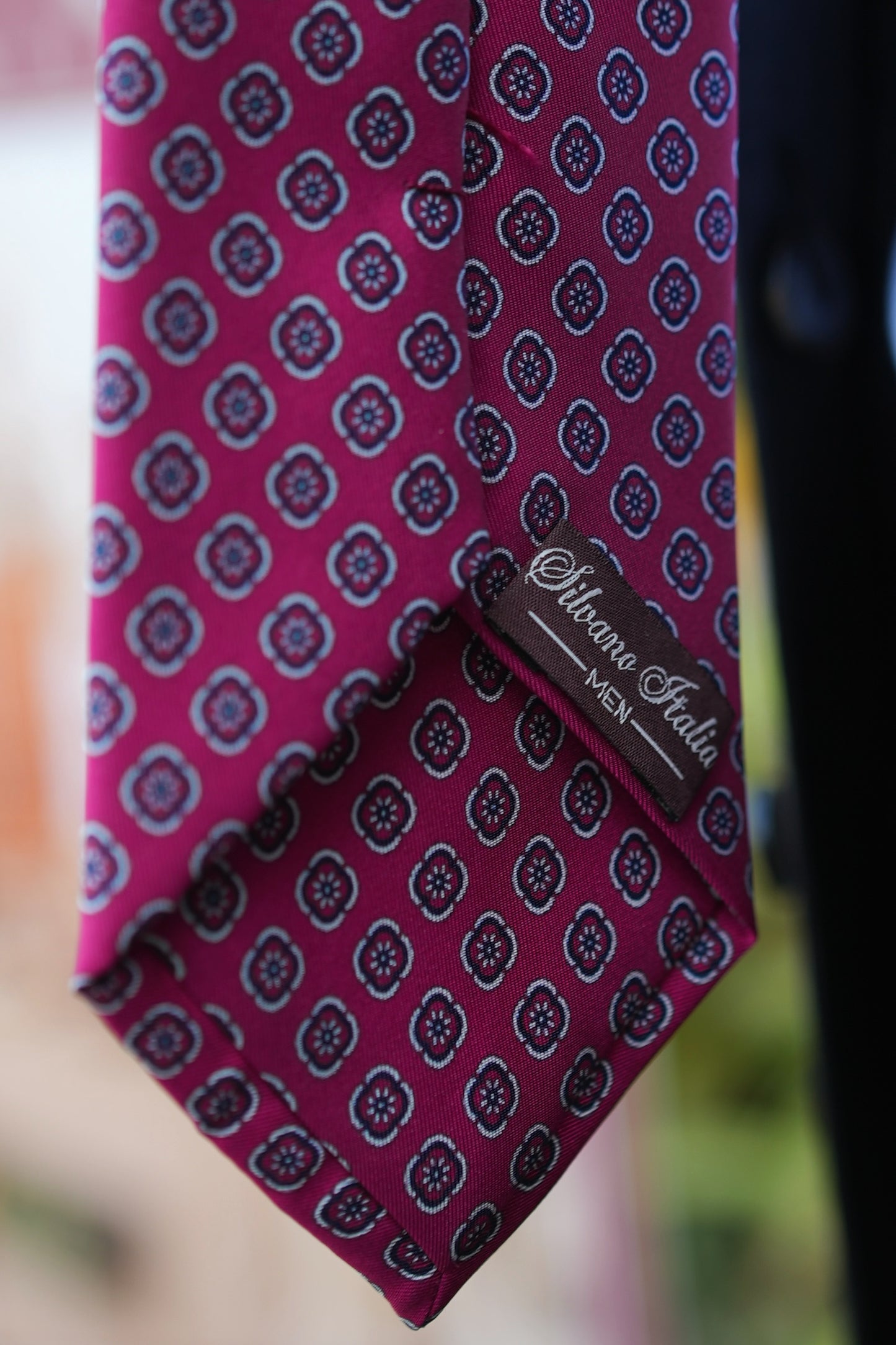 Lampone Madder Silk Tie