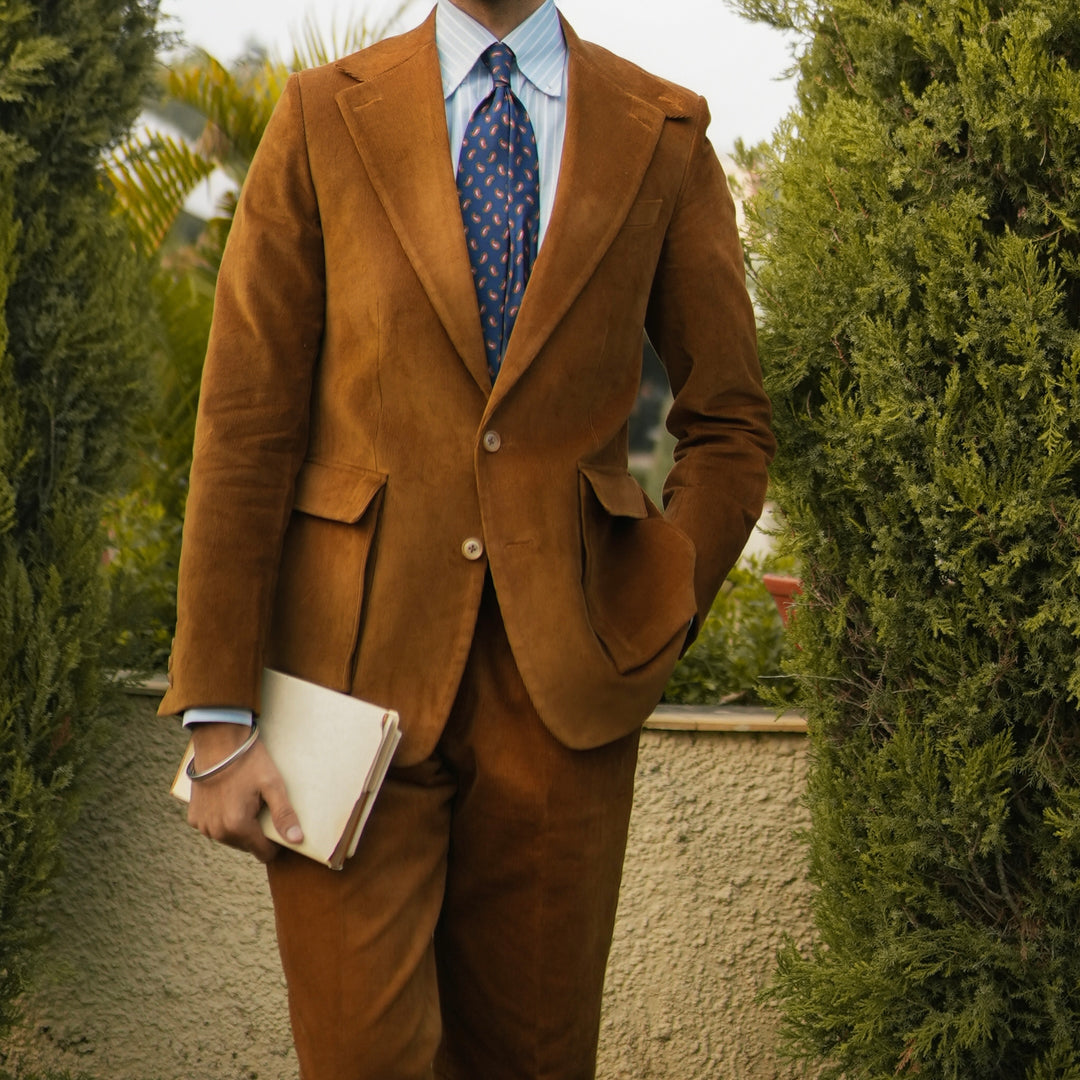 TOASTED ALMOND CORDUROY SPORTS COAT