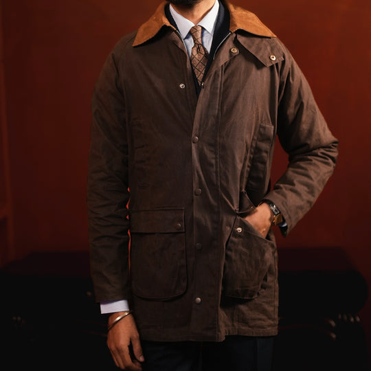 CRANFORD LONG WAX JACKET