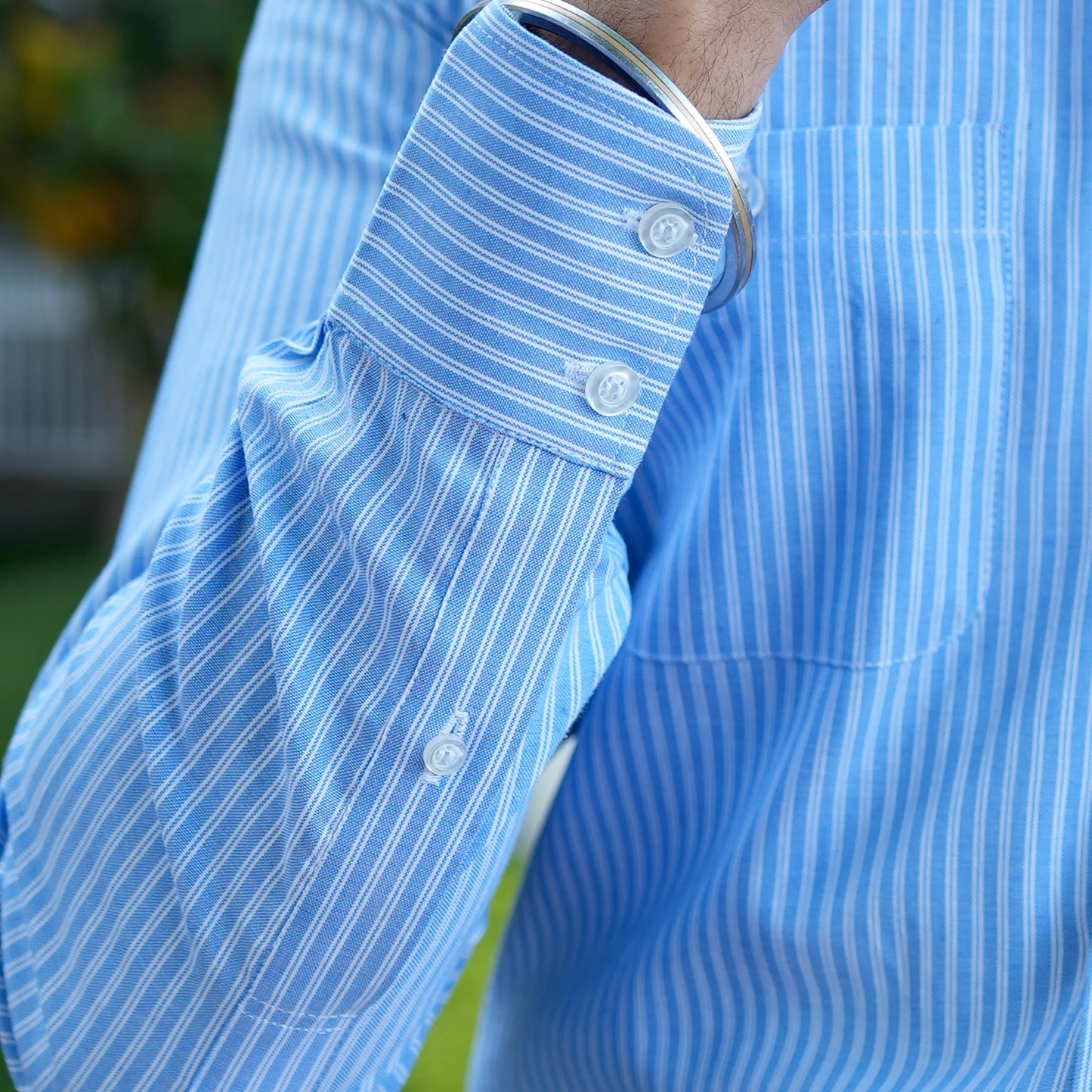 FERDINANDO BLUE STRIPED SHIRT