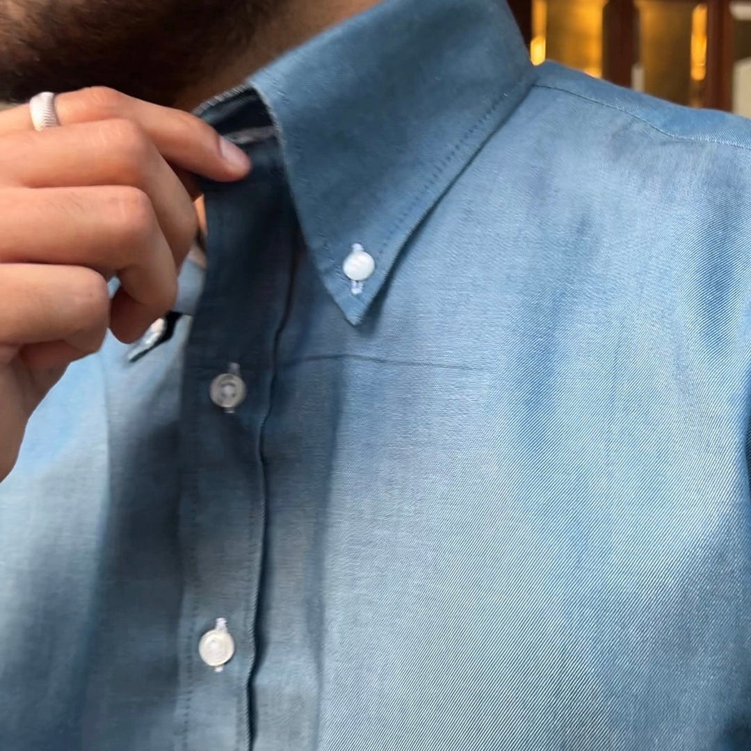 Montezemolo Denim cotton shirt