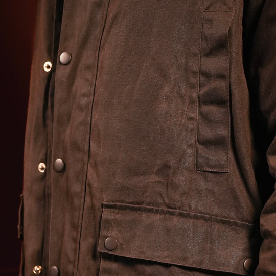 CRANFORD LONG WAX JACKET