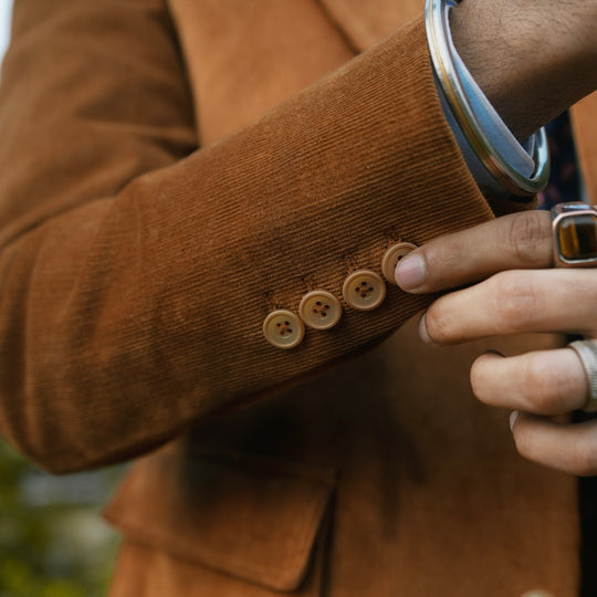 TOASTED ALMOND CORDUROY SPORTS COAT