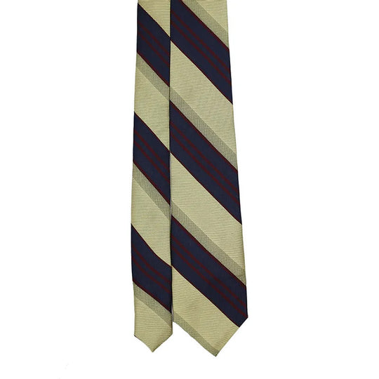 VENETO BLOCK STRIPE MADDER SILK TIE