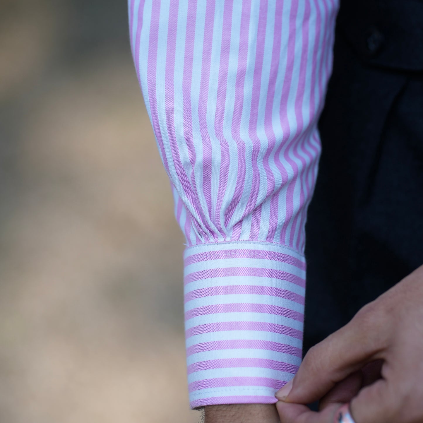 Vernazza Pink Striped shirt