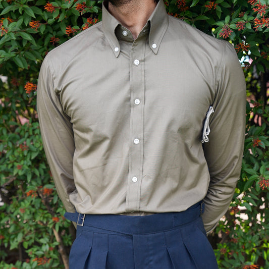 VERDE SALVIA OXFORD BUTTON DOWN SHIRT