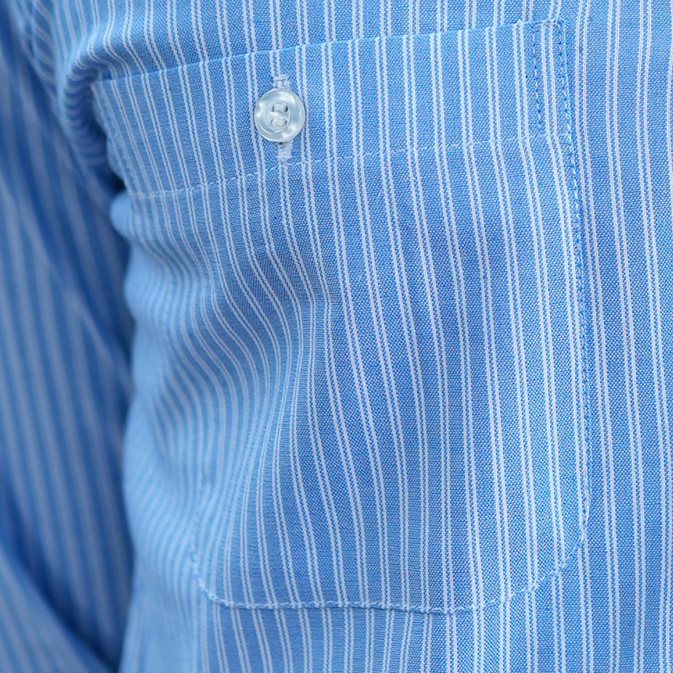 FERDINANDO BLUE STRIPED SHIRT