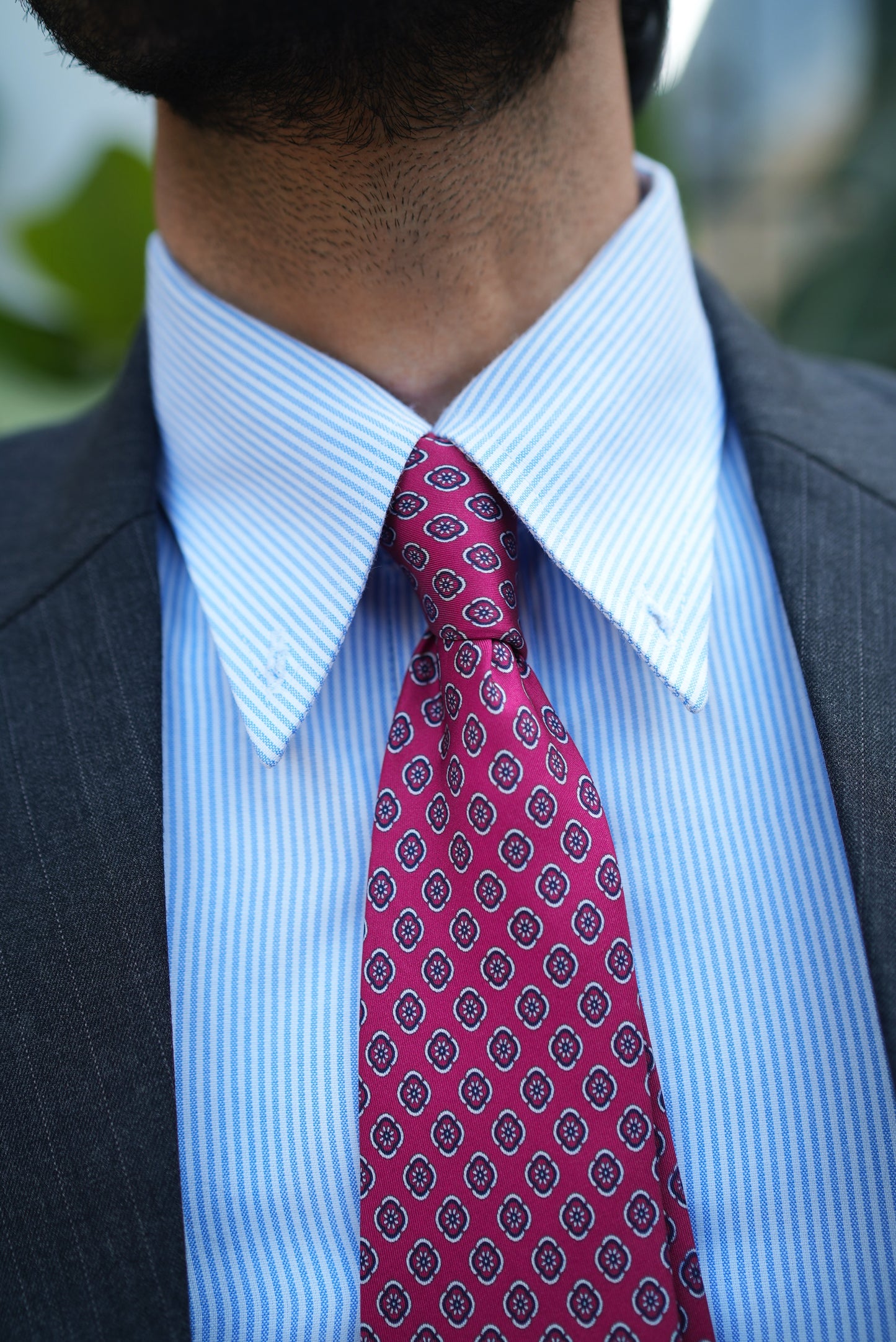 Lampone Madder Silk Tie