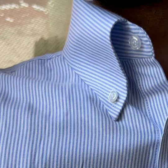 Canary Seersucker button down shirt