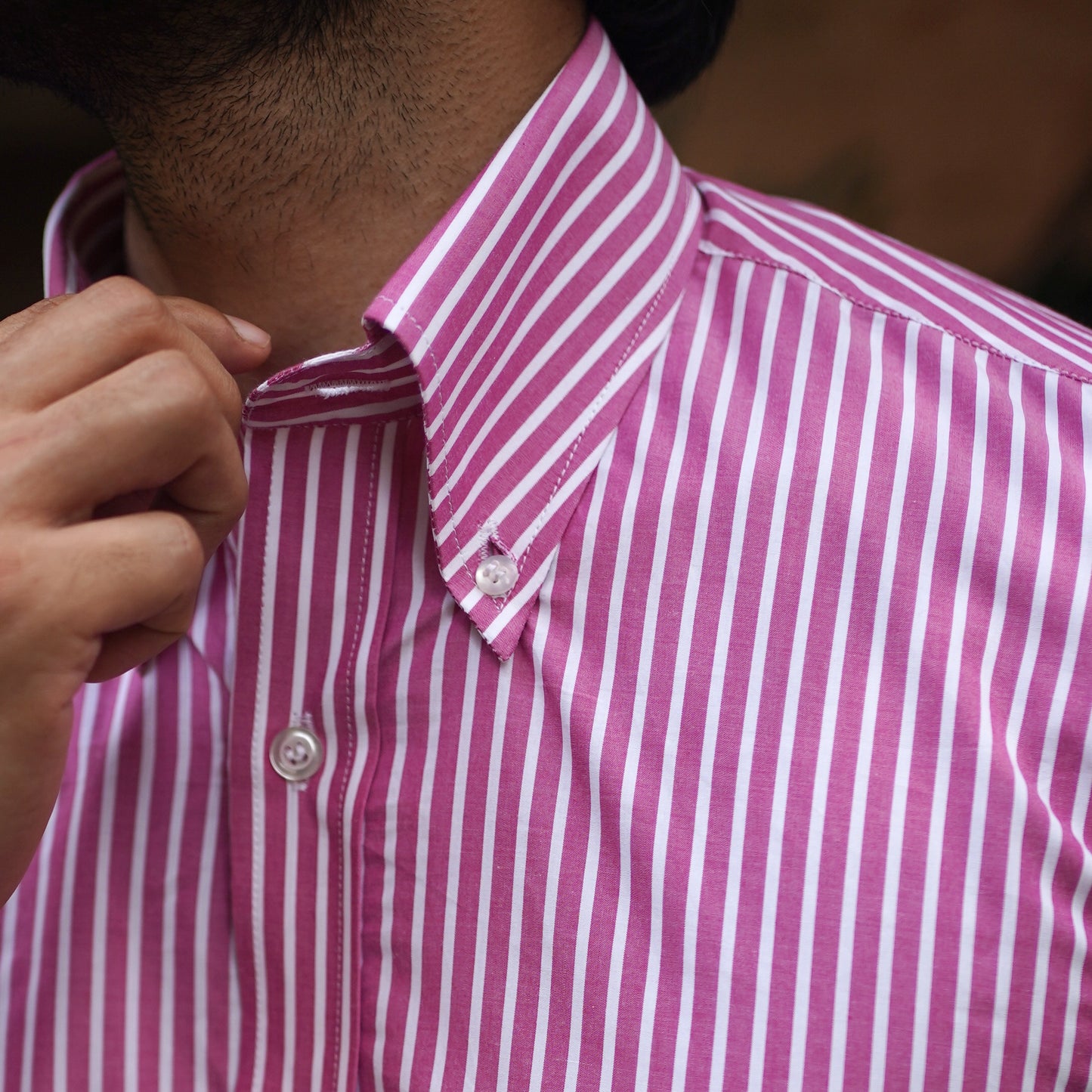 CAMPANIA COLORE  ROSA STRIPED SHIRT