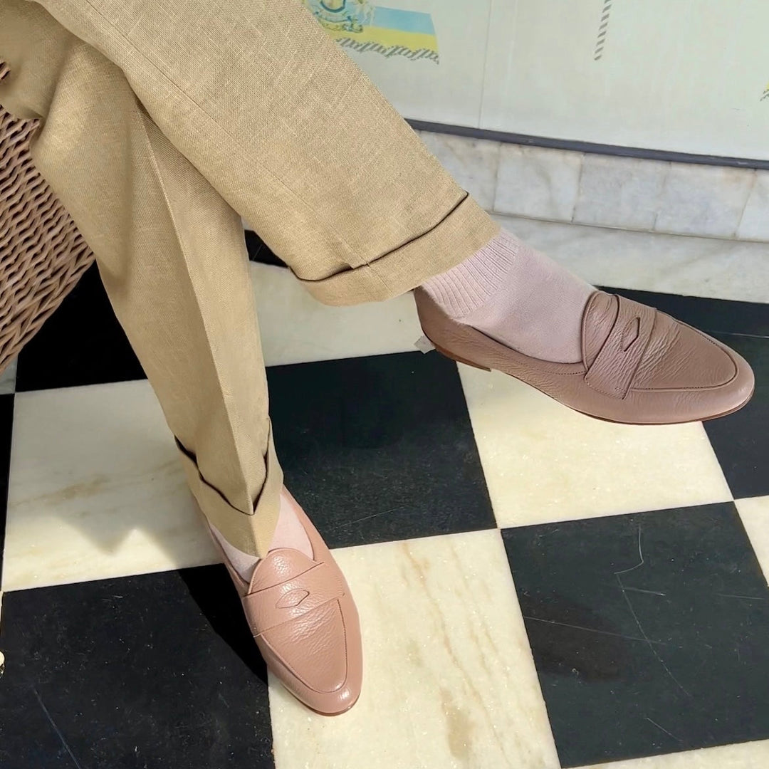 Oatmeal Linen Gurkha Trousers