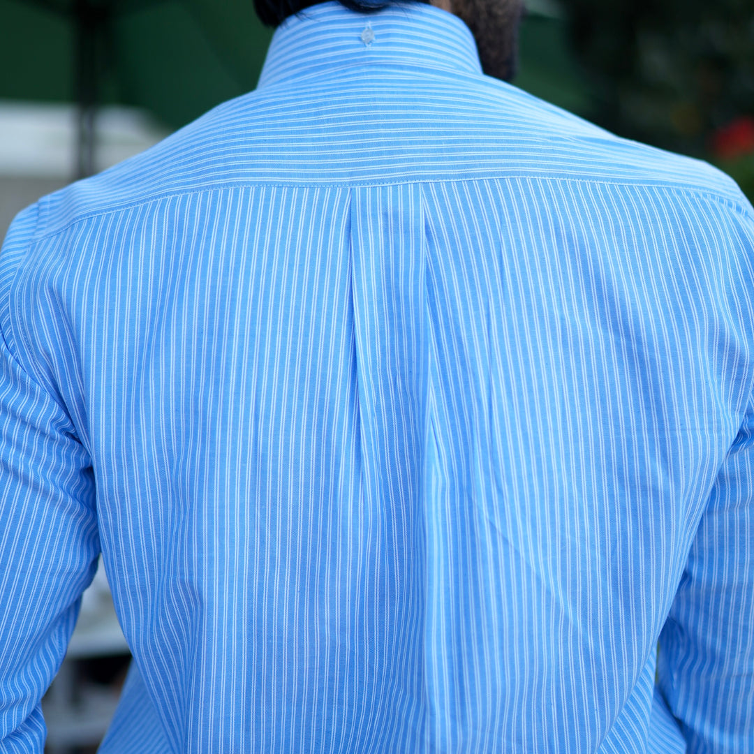 FERDINANDO BLUE STRIPED SHIRT