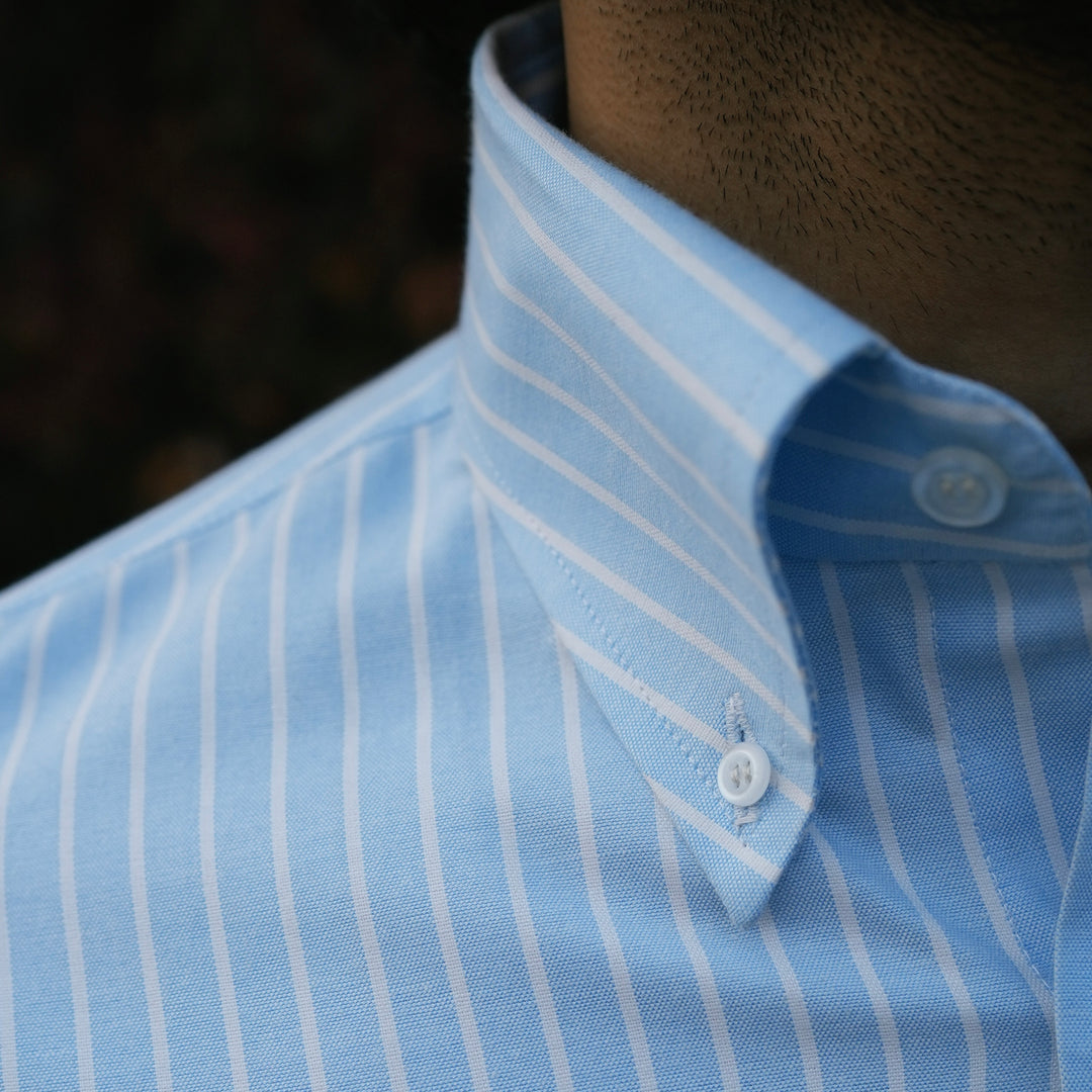 CELANO CELESTE STRIPED SHIRT