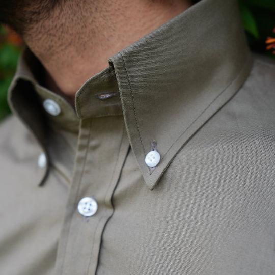 VERDE SALVIA OXFORD BUTTON DOWN SHIRT