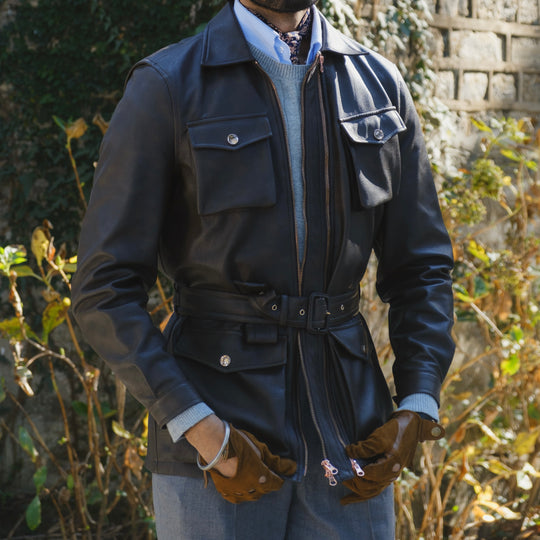 TUSCAN HERITAGE TWIN TRACK LEATHER JACKET