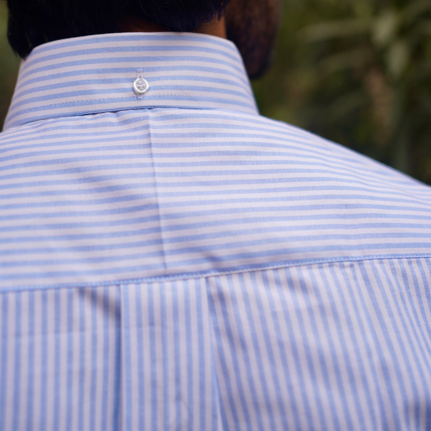 Calabria Sky blue Striped shirt