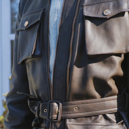 TUSCAN HERITAGE TWIN TRACK LEATHER JACKET