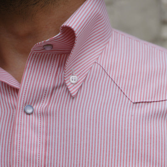 STILARO STRIPED BUTTON DOWN SHIRT