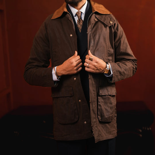 CRANFORD LONG WAX JACKET