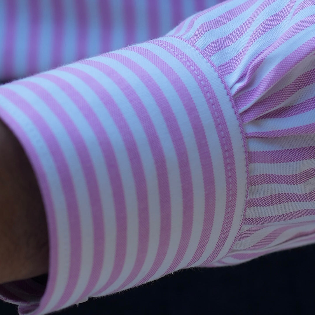 Vernazza Pink Striped shirt