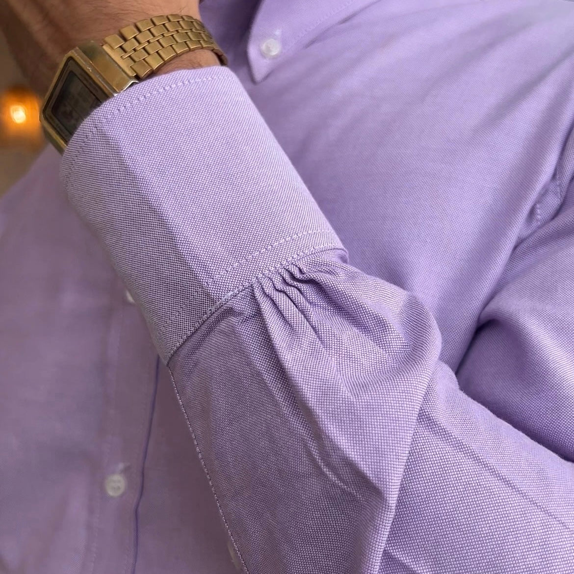 Brera Lavender oxford shirt