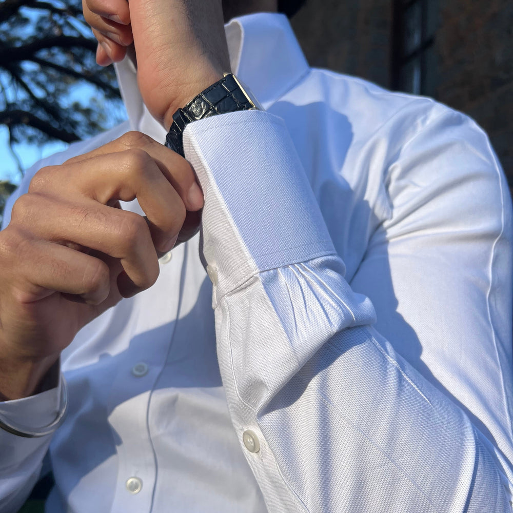 Brera white oxford shirt