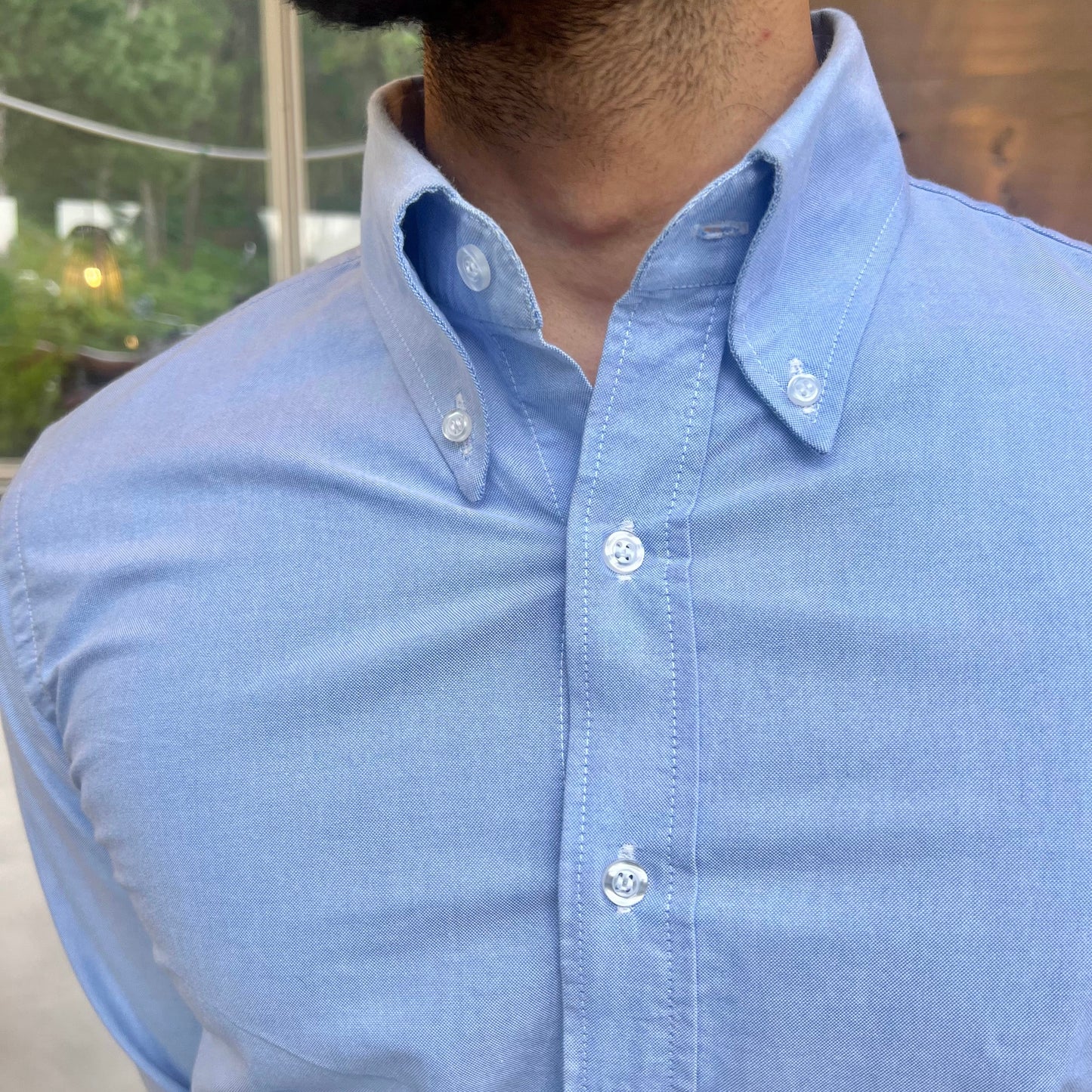 Brera sky blue oxford shirt