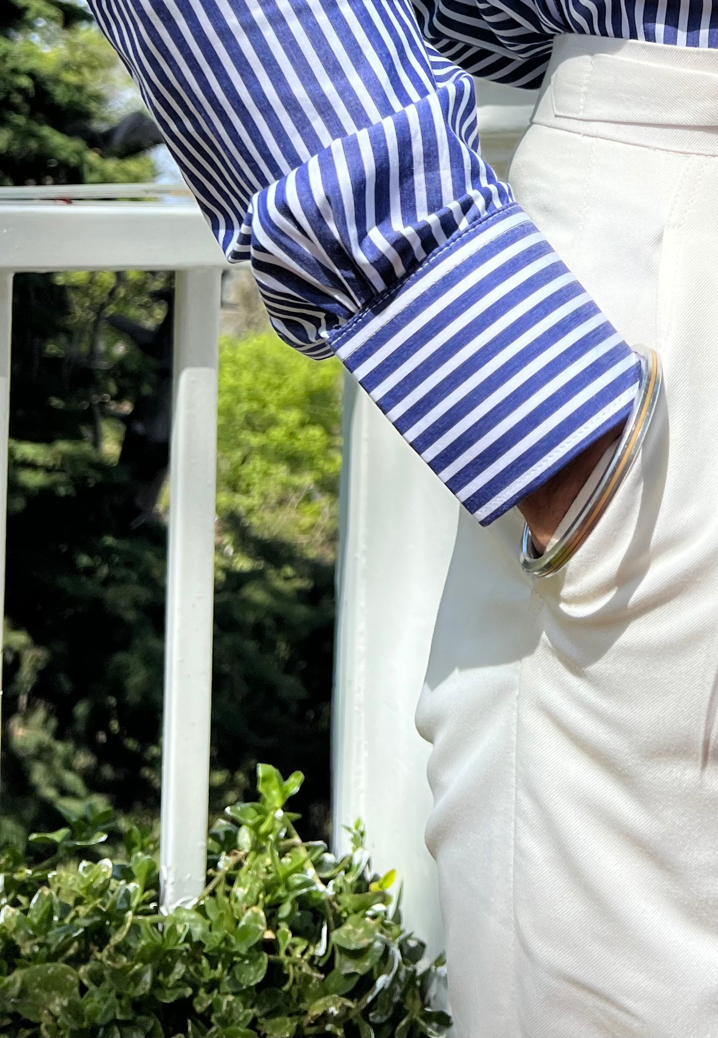 Positano striped shirt